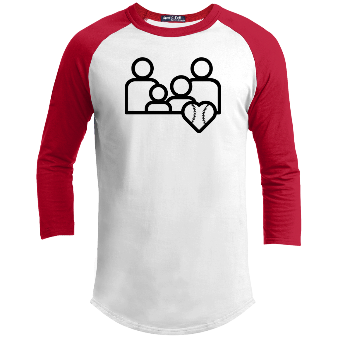 BASEBALL FAMILY Youth 3/4 Raglan Sleeve Shirt