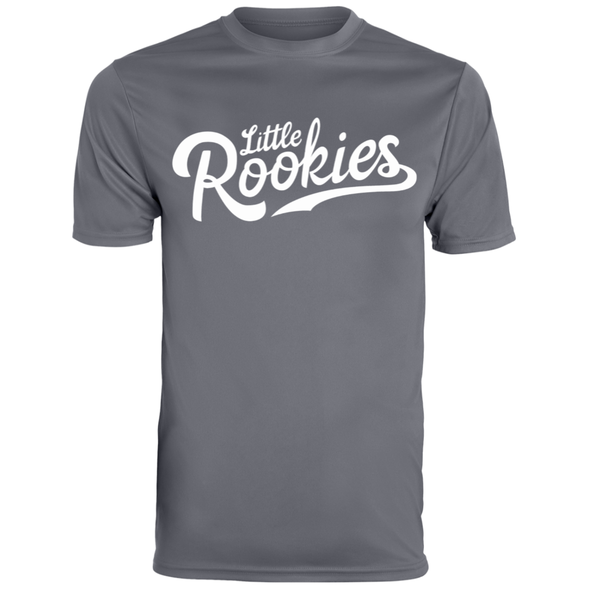 Little Rookies WHT Youth Moisture-Wicking Tee