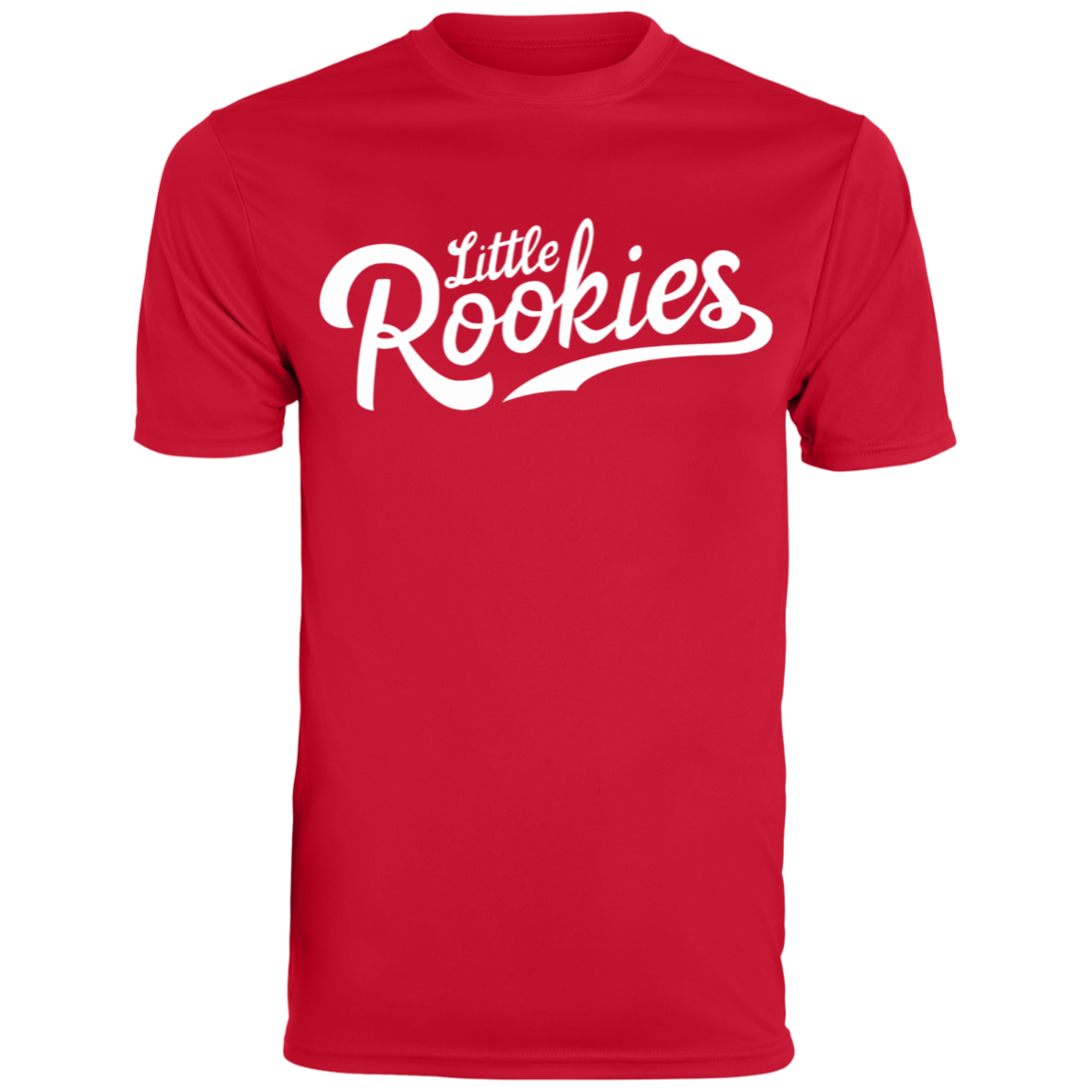 Little Rookies WHT Youth Moisture-Wicking Tee