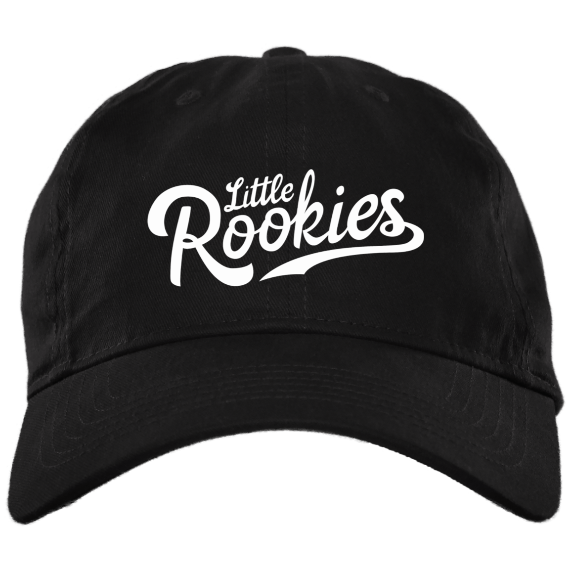 Little Rookies WHT Brushed Twill Unstructured Dad Cap