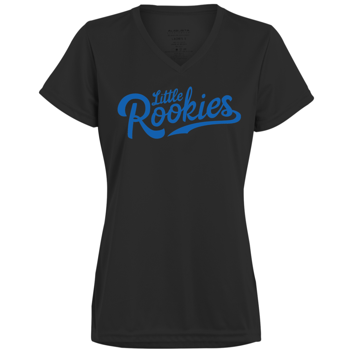 Little Rookies Ladies’ Moisture-Wicking V-Neck Tee