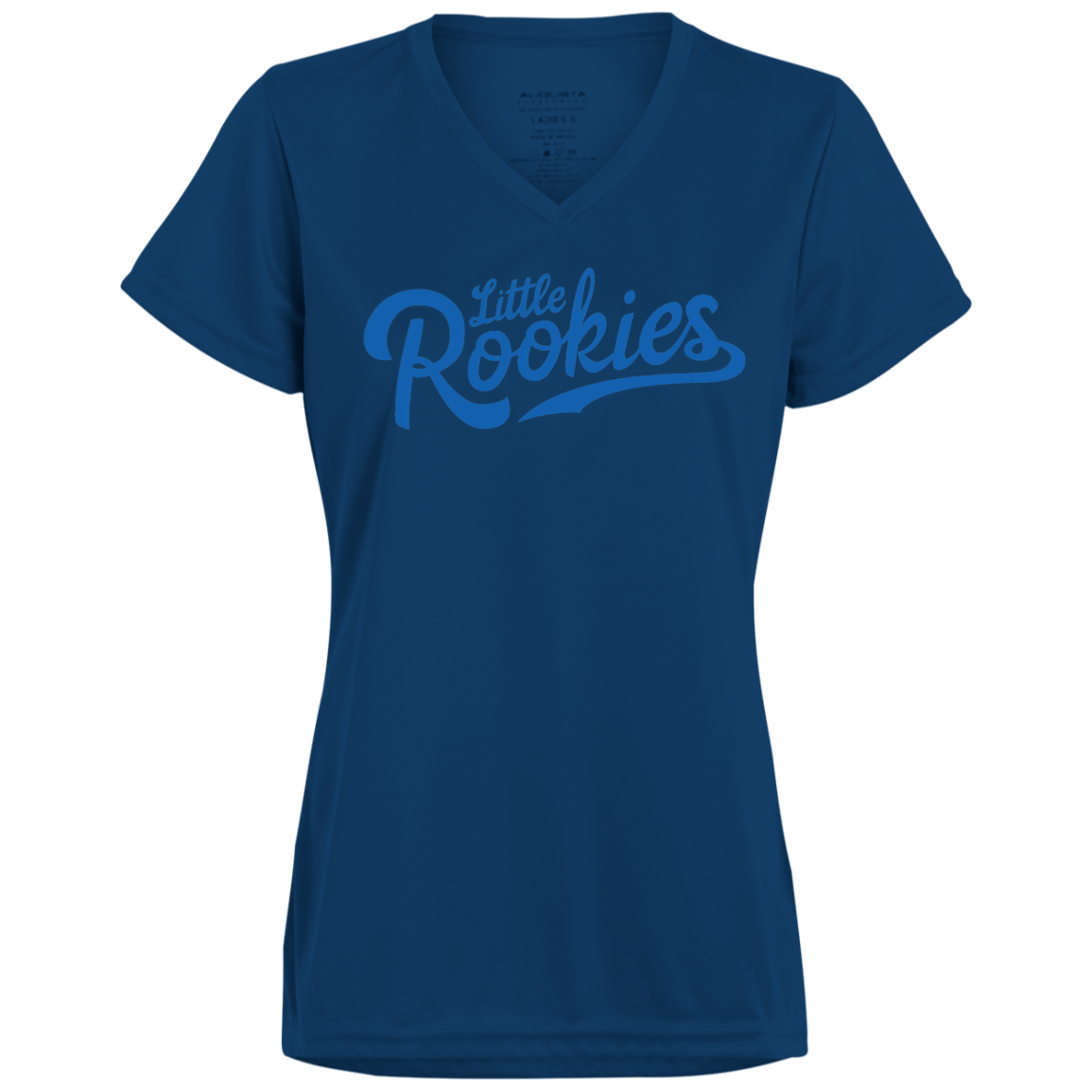 Little Rookies Ladies’ Moisture-Wicking V-Neck Tee