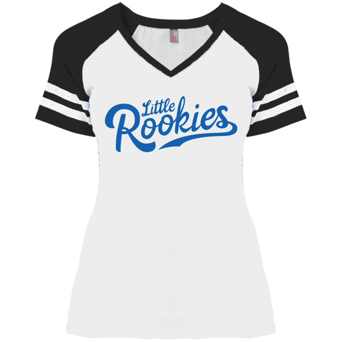 Little Rookies Ladies' Game V-Neck T-Shirt