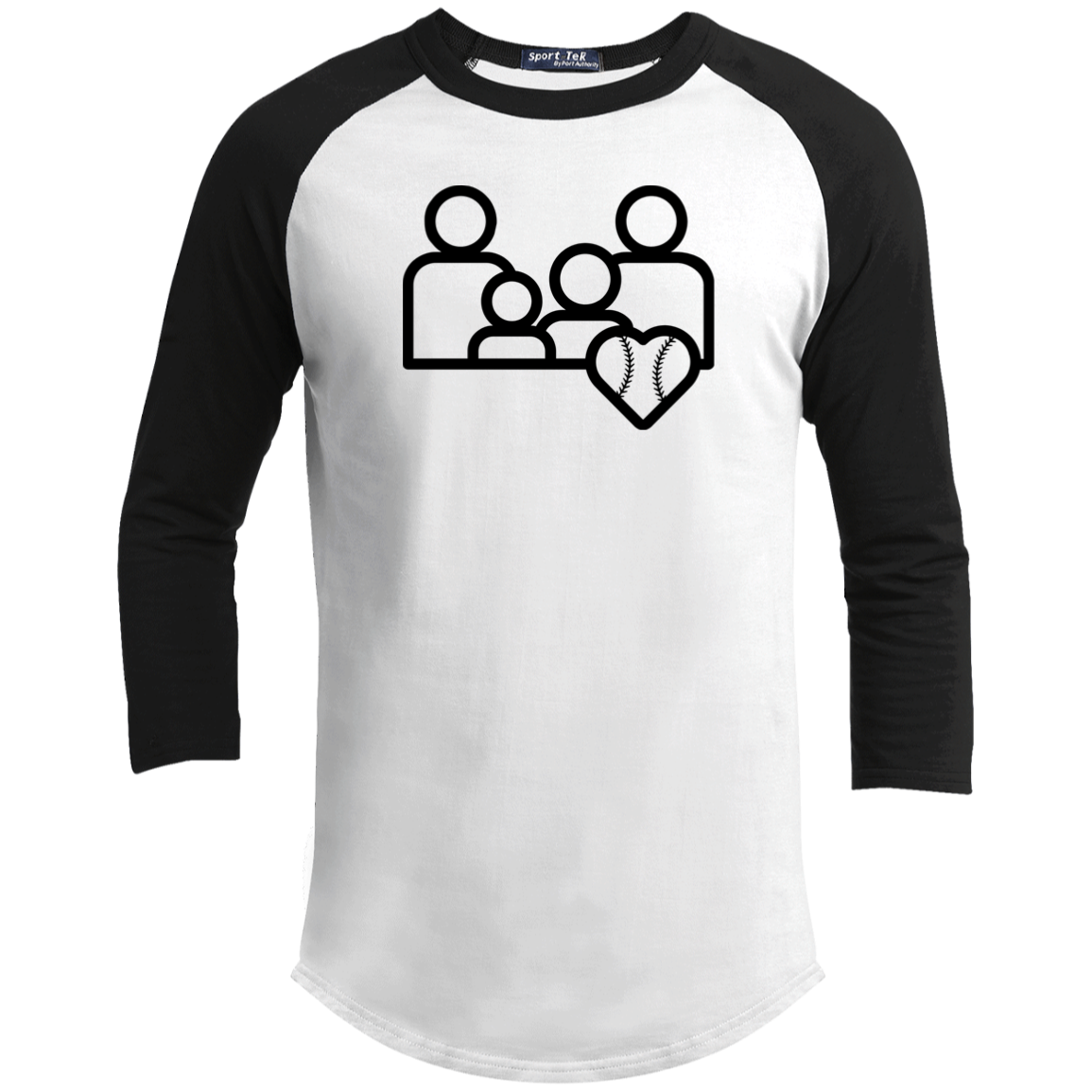 BASEBALL FAMILY Youth 3/4 Raglan Sleeve Shirt