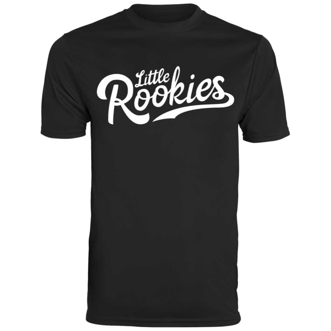 Little Rookies WHT Youth Moisture-Wicking Tee