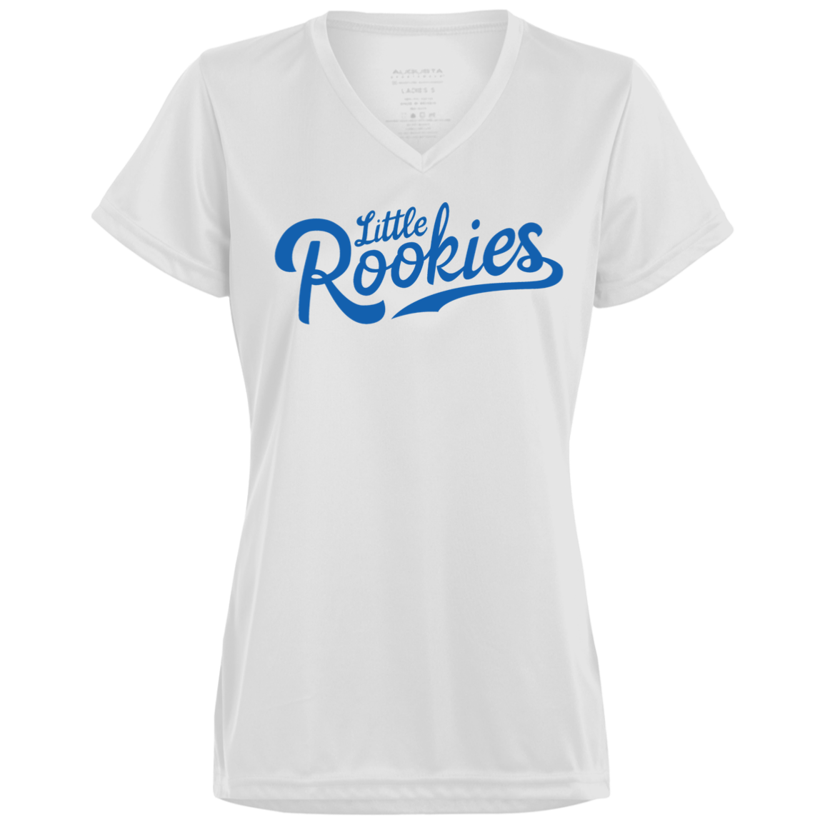 Little Rookies Ladies’ Moisture-Wicking V-Neck Tee