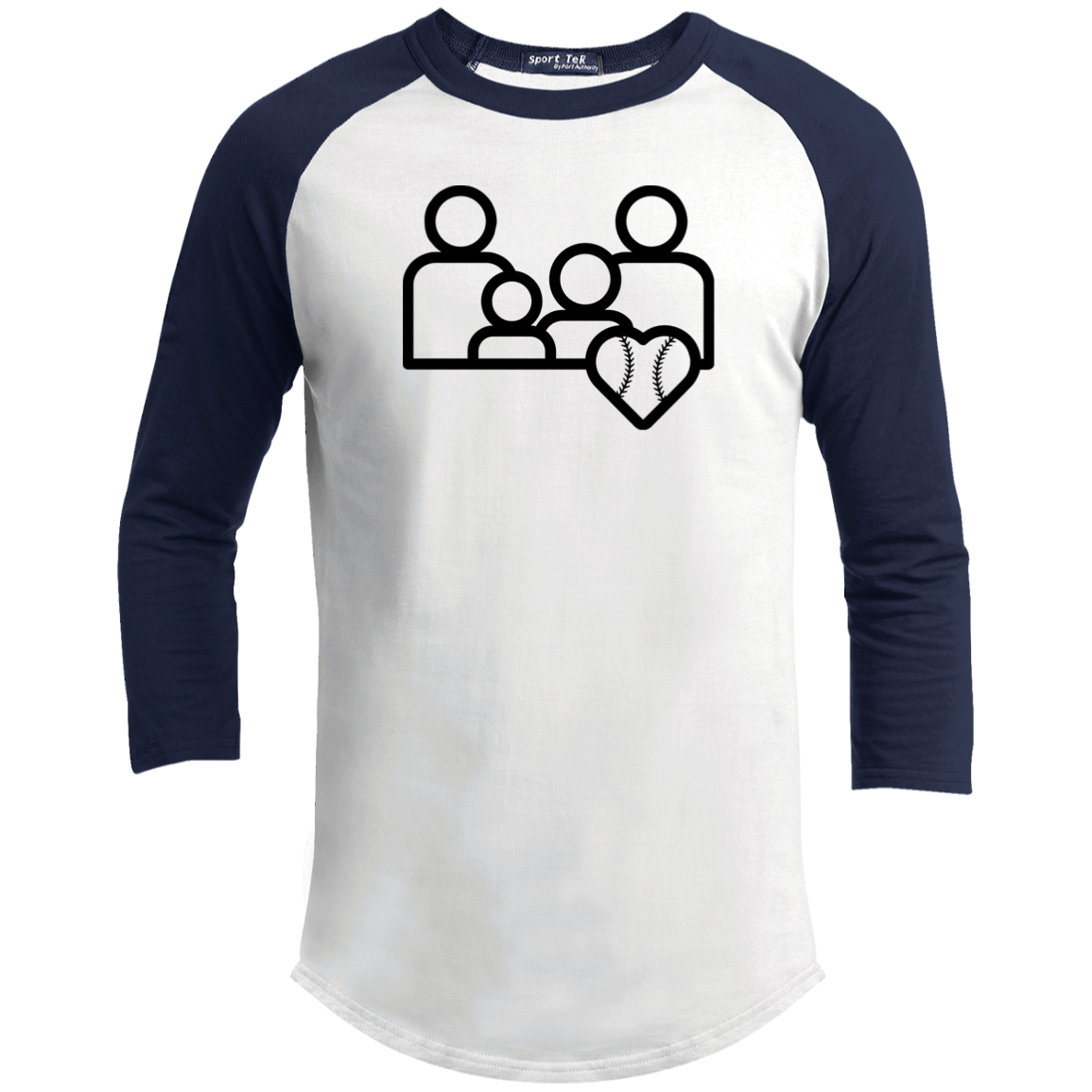 BASEBALL FAMILY Youth 3/4 Raglan Sleeve Shirt