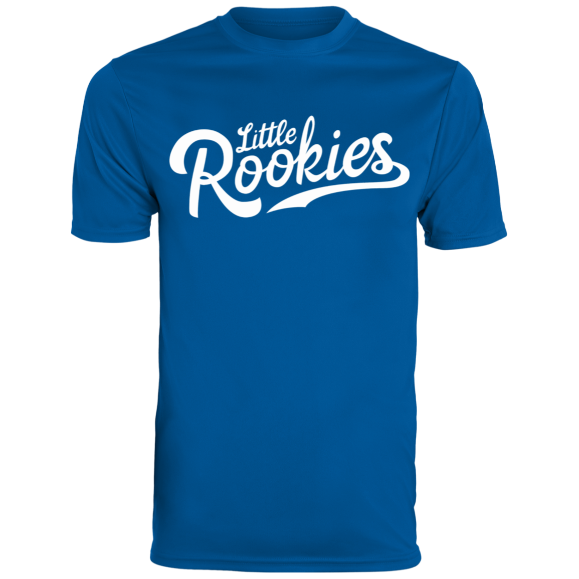 Little Rookies WHT Youth Moisture-Wicking Tee