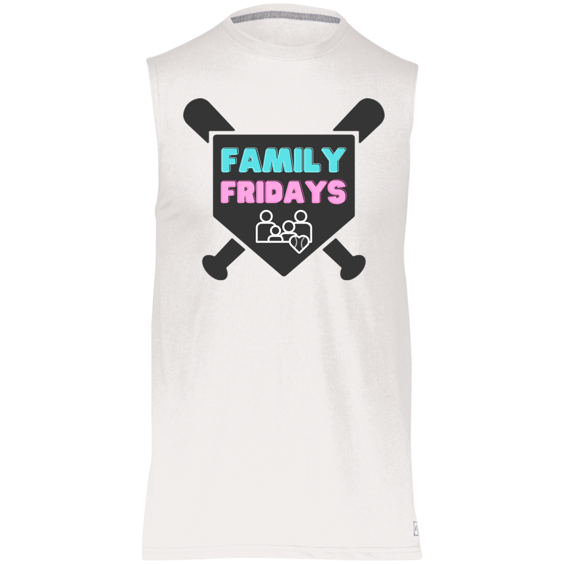 FAMILY FRIDAYS Essential Dri-Power Sleeveless Muscle Tee