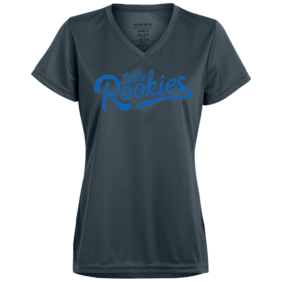 Little Rookies Ladies’ Moisture-Wicking V-Neck Tee