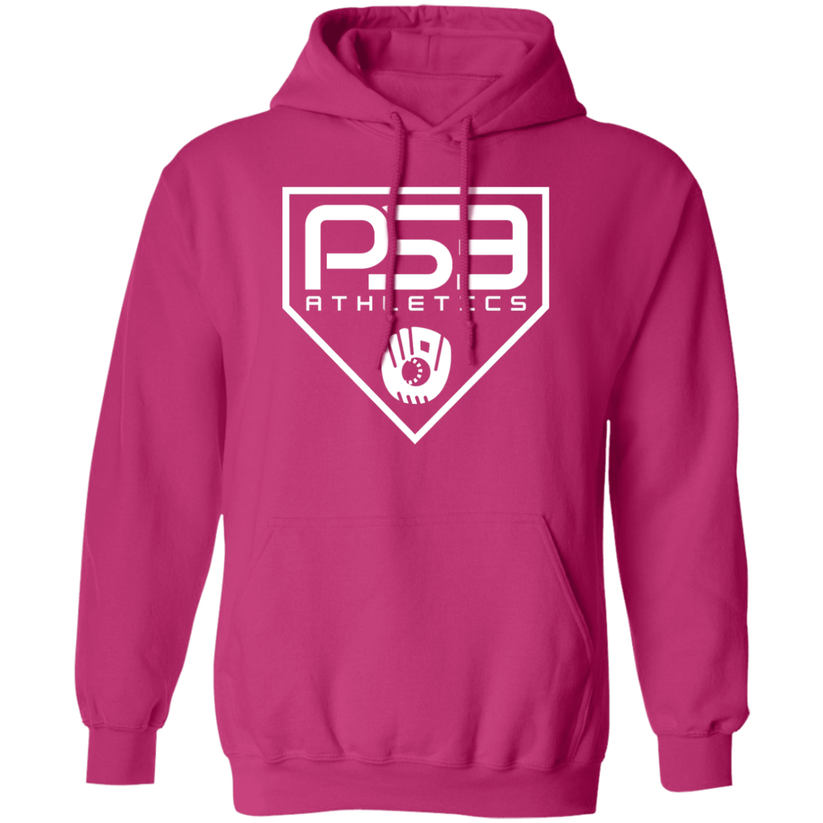 White Plate Logo Pullover Hoodie