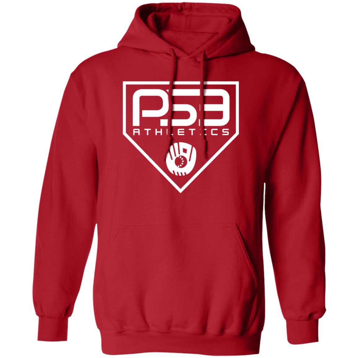 White Plate Logo Pullover Hoodie