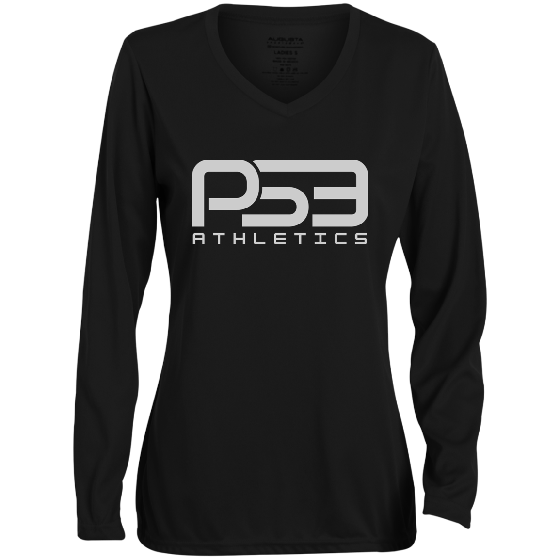 PS3 Classic Ladies' Moisture-Wicking Long Sleeve V-Neck Tee