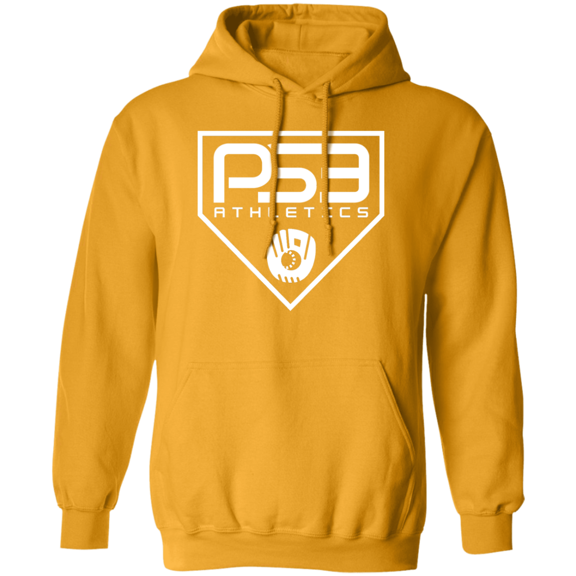 White Plate Logo Pullover Hoodie