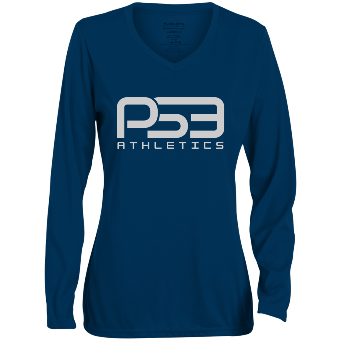 PS3 Classic Ladies' Moisture-Wicking Long Sleeve V-Neck Tee