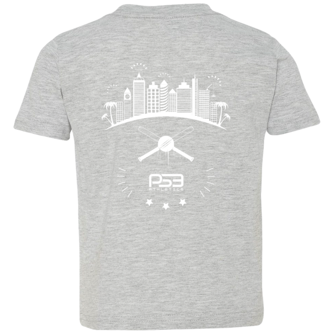 Baseball City Bright & White Toddler Jersey T-Shirt