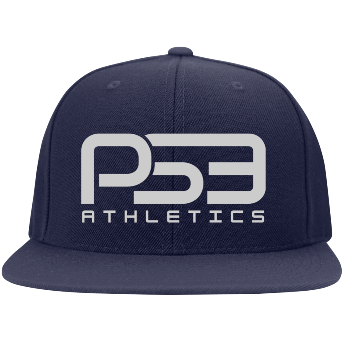PS3 Classic Embroidered Flat Bill High-Profile Snapback Hat