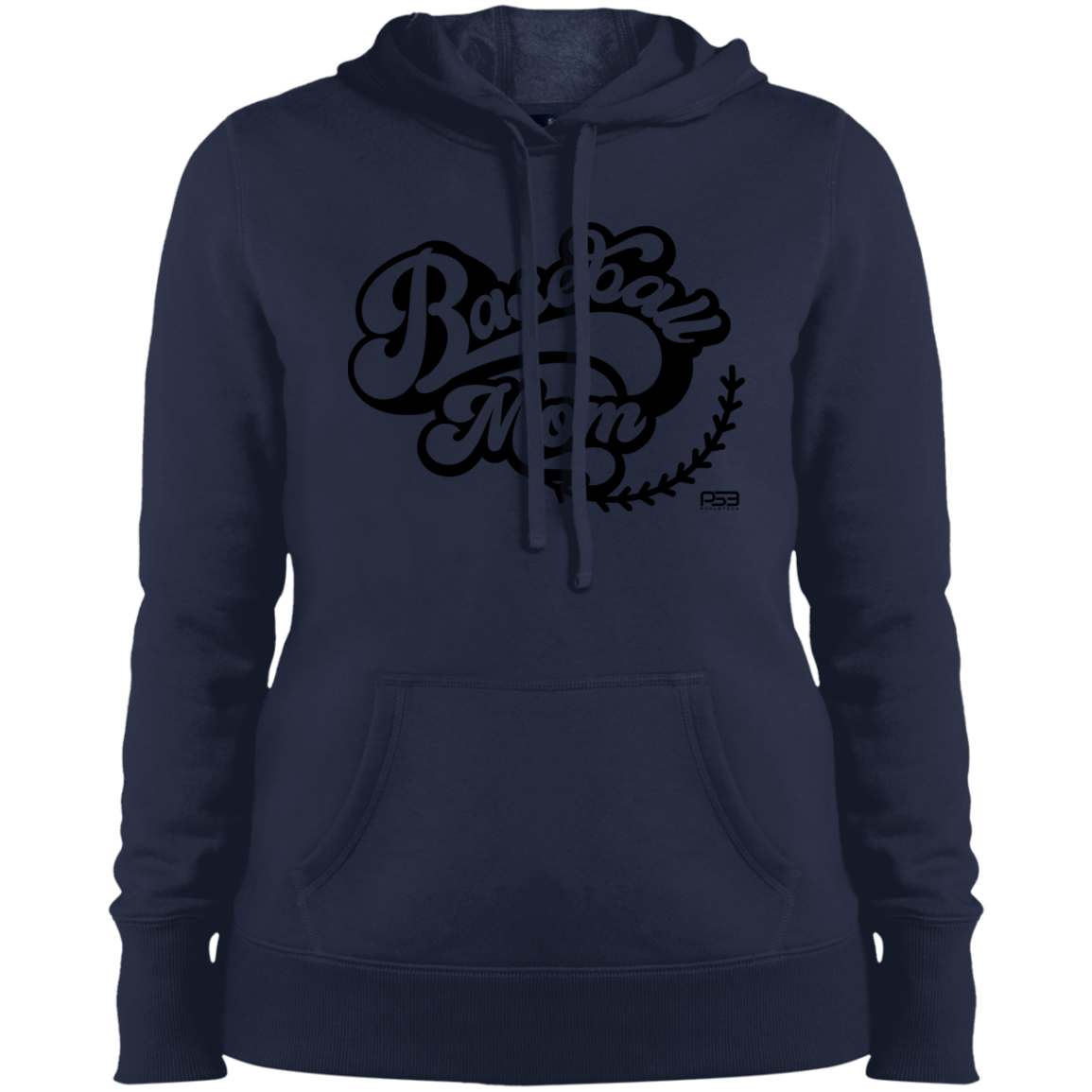 Baseball Mom Ladies' Pullover Hooded Sweatshirt