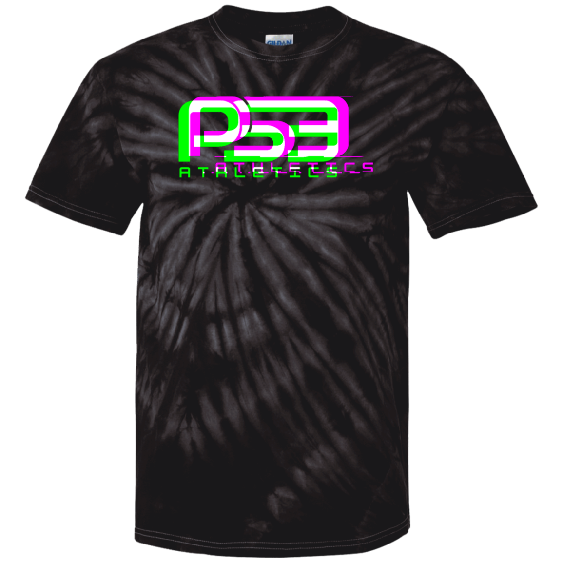 Neon Logo 100% Cotton Tie Dye T-Shirt