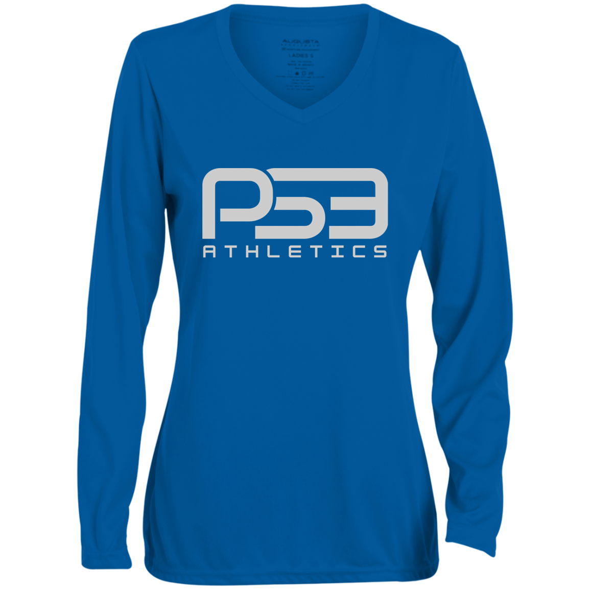 PS3 Classic Ladies' Moisture-Wicking Long Sleeve V-Neck Tee