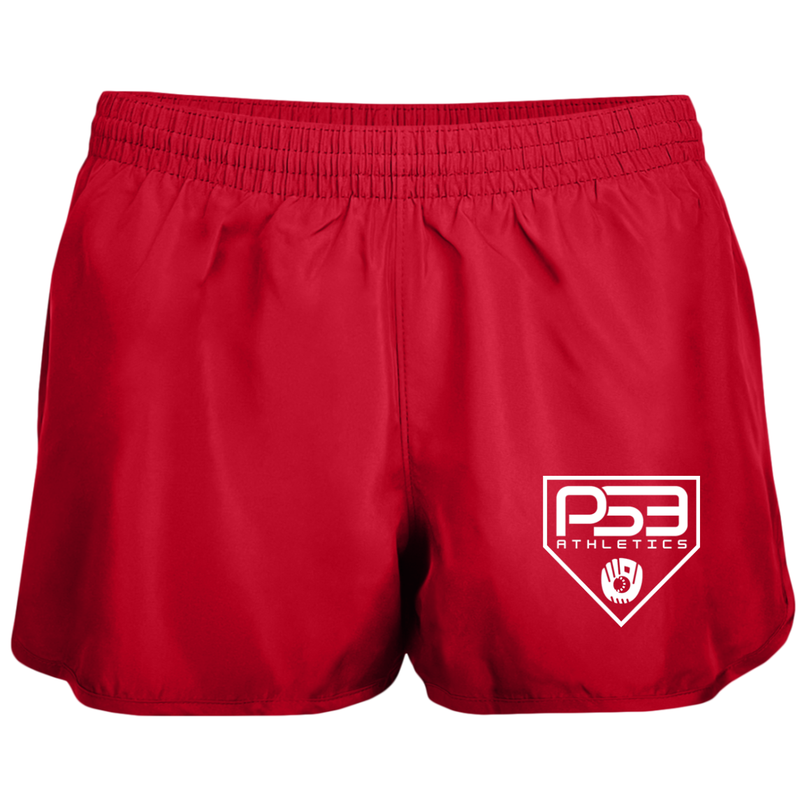 White Plate Logo Ladies' Wayfarer Running Shorts
