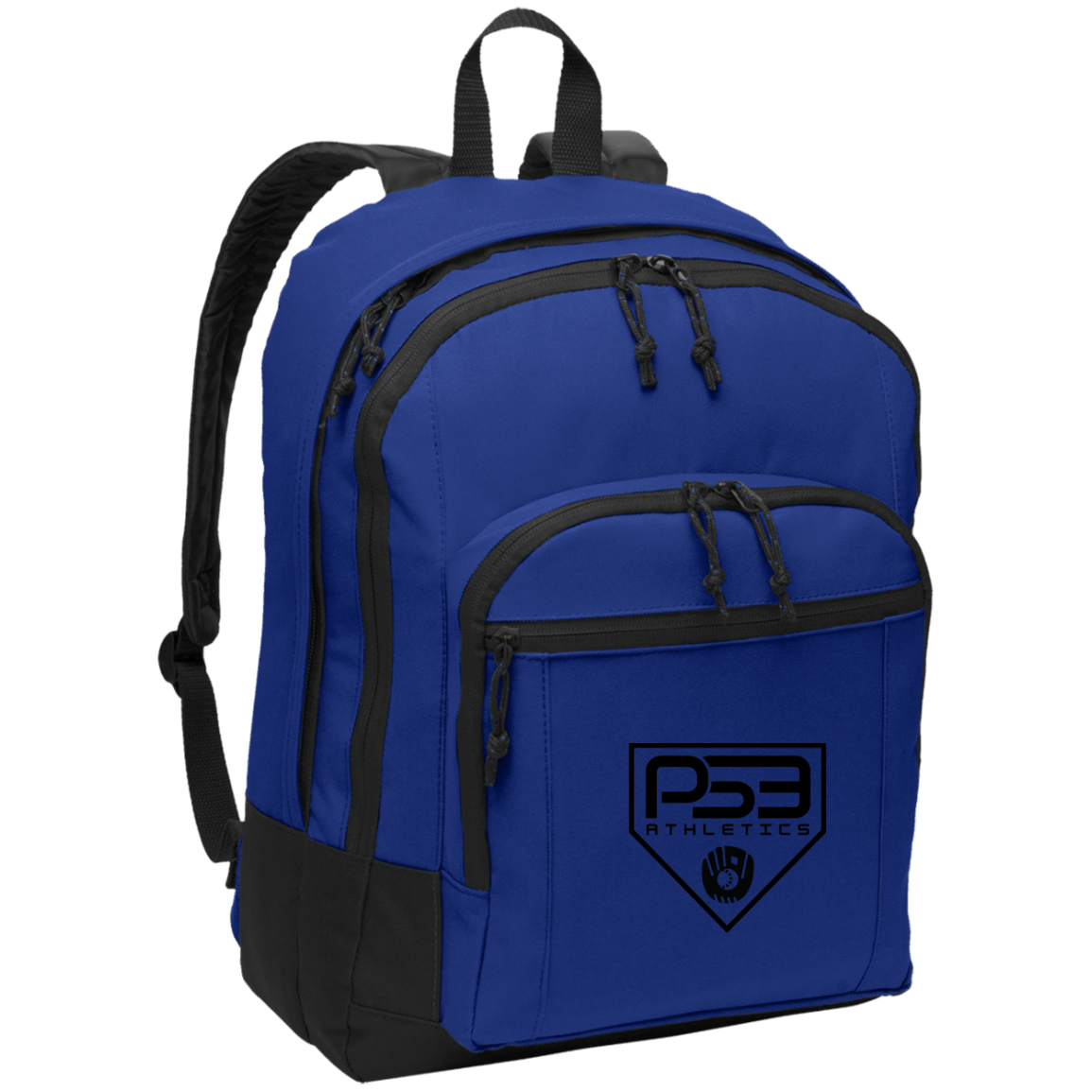 Black Plate Logo Basic Backpack