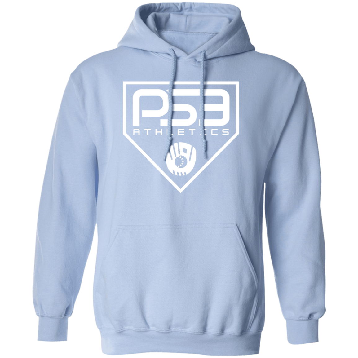 White Plate Logo Pullover Hoodie