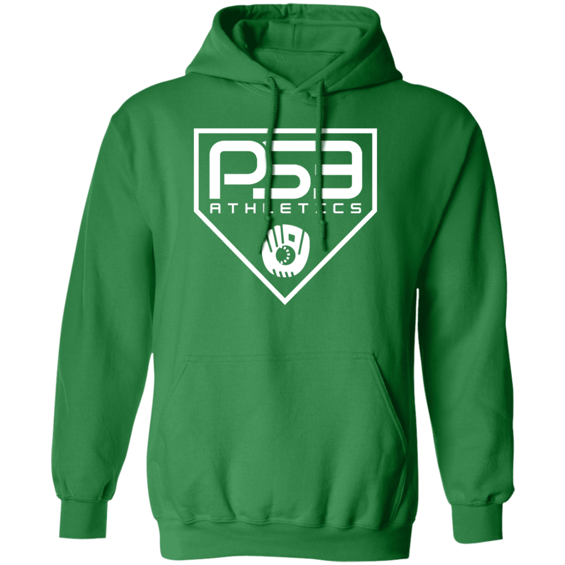 White Plate Logo Pullover Hoodie