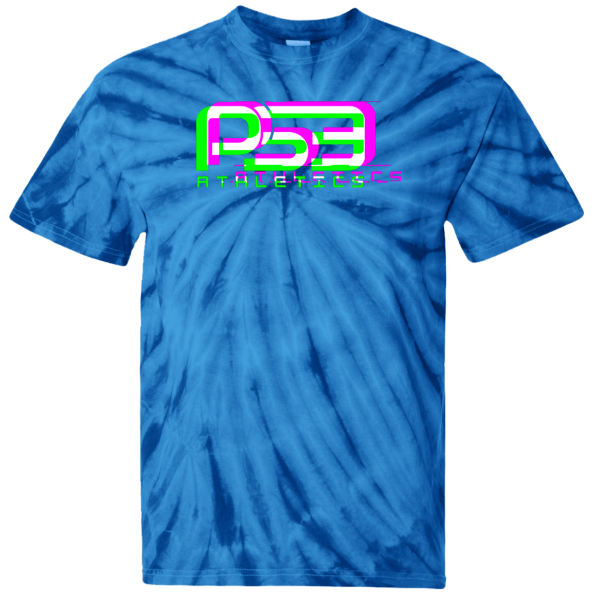 Neon Logo 100% Cotton Tie Dye T-Shirt