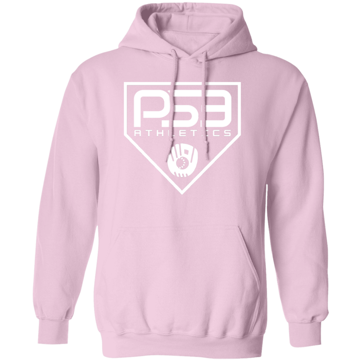 White Plate Logo Pullover Hoodie