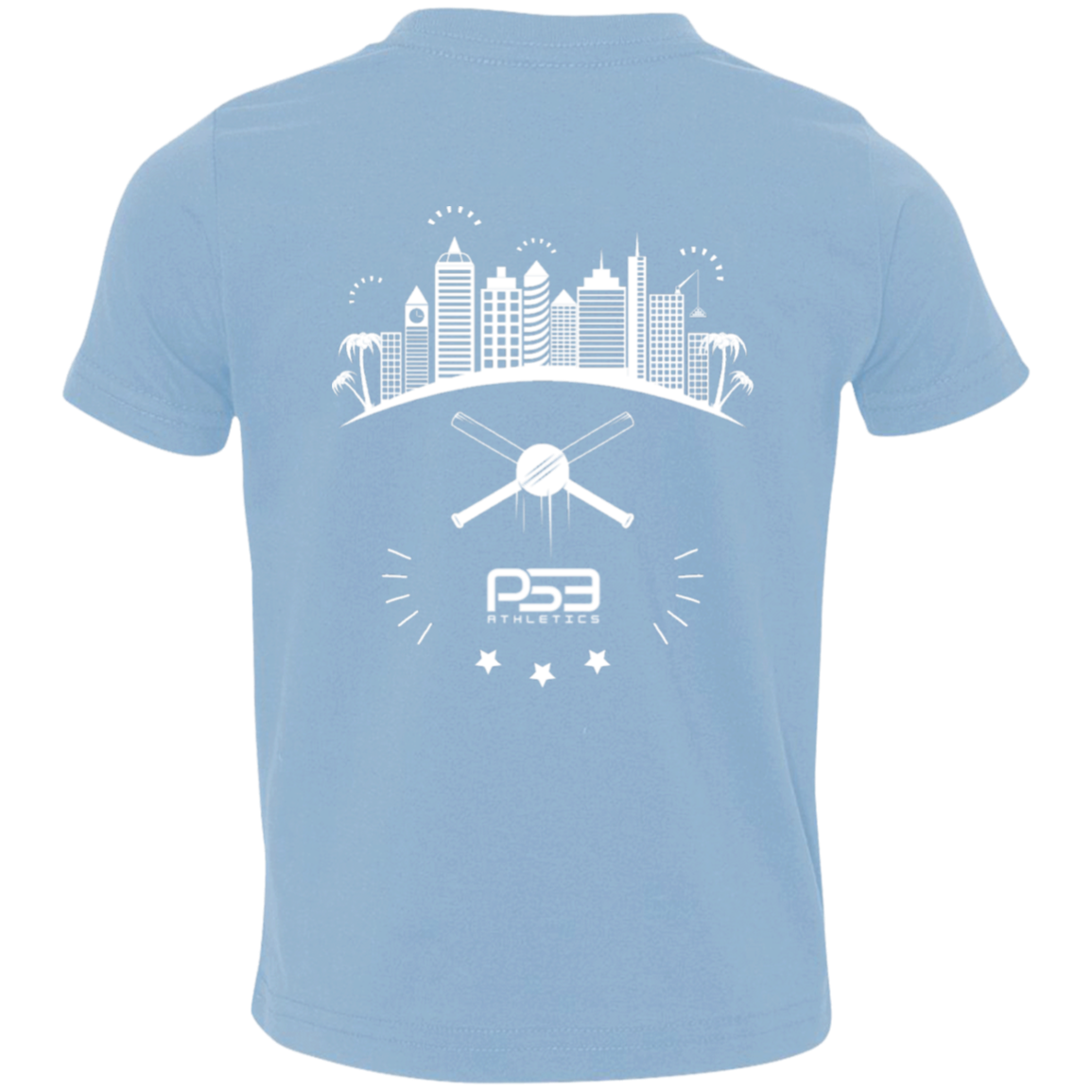 Baseball City Bright & White Toddler Jersey T-Shirt