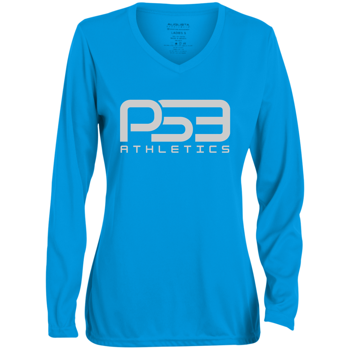 PS3 Classic Ladies' Moisture-Wicking Long Sleeve V-Neck Tee