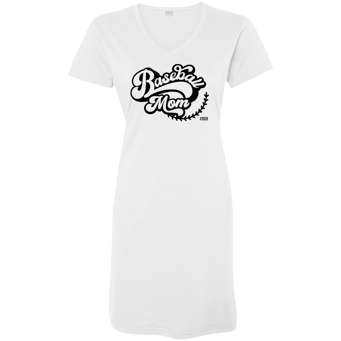 Baseball Mom Ladies' V-Neck Fine Jersey Cover-Up