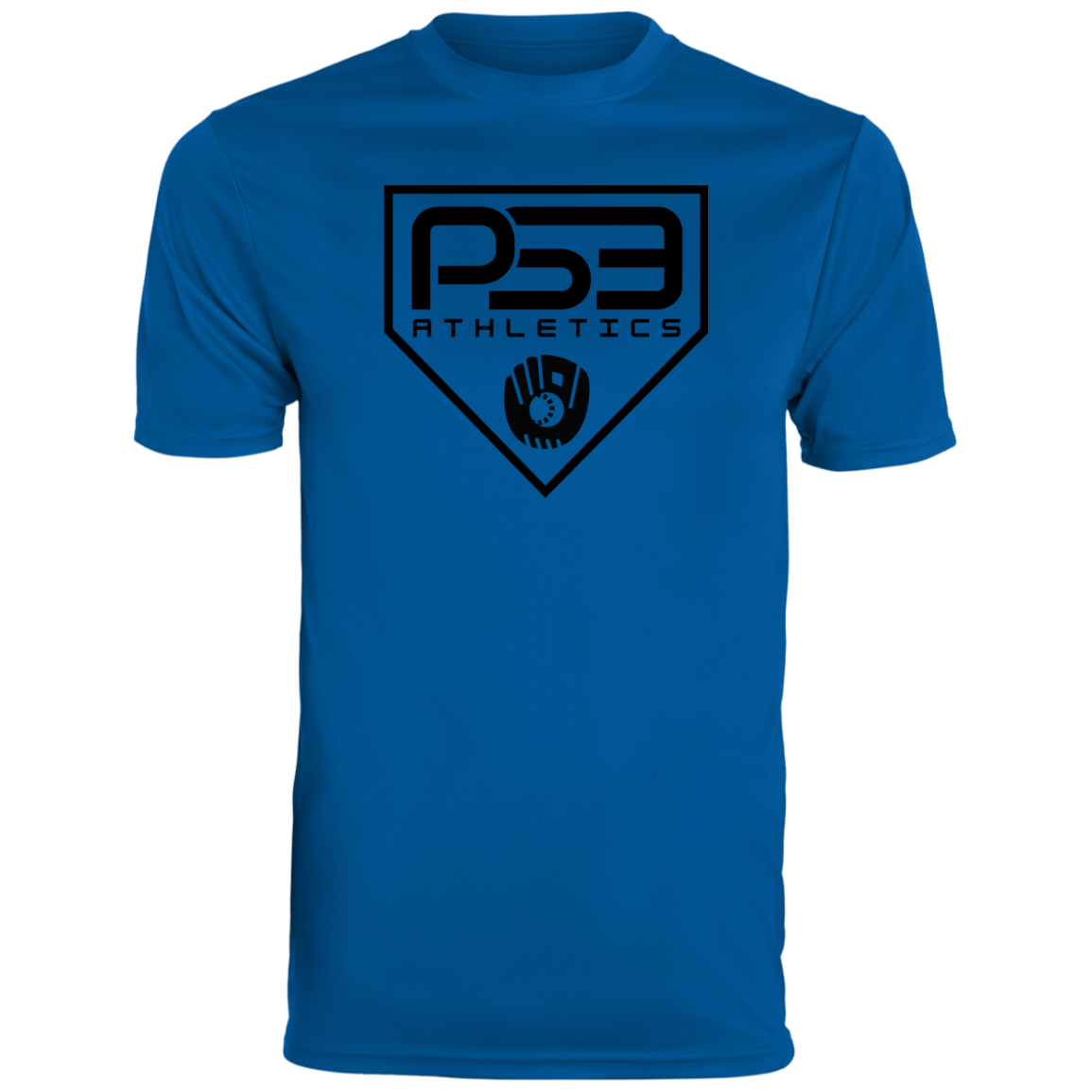 Black Plate Logo Youth Moisture-Wicking Tee
