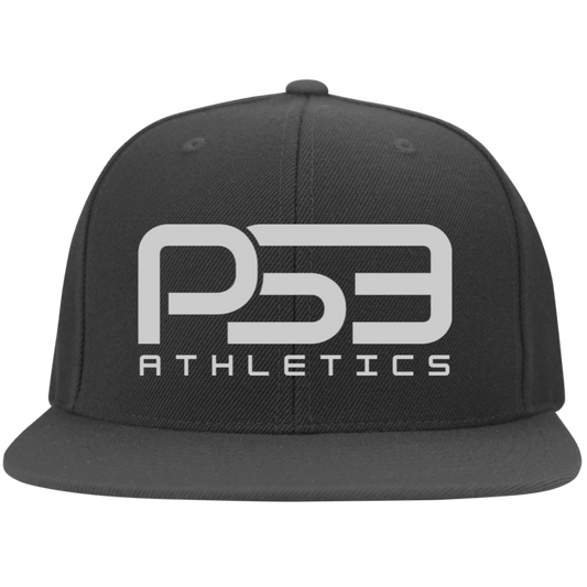 PS3 Classic Embroidered Flat Bill Twill Flexfit Cap