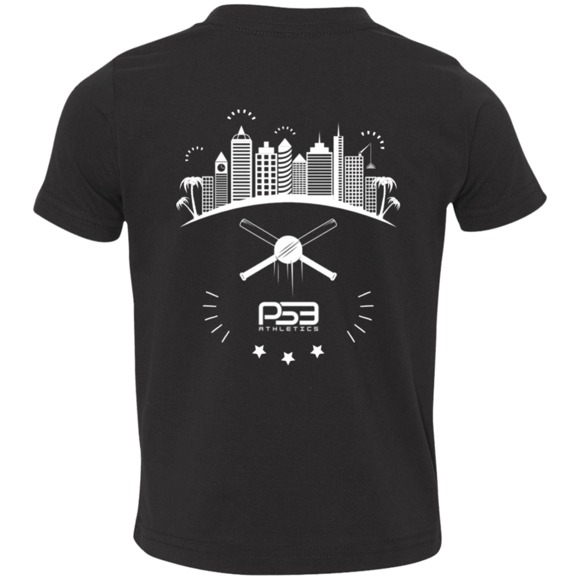 Baseball City Bright & White Toddler Jersey T-Shirt