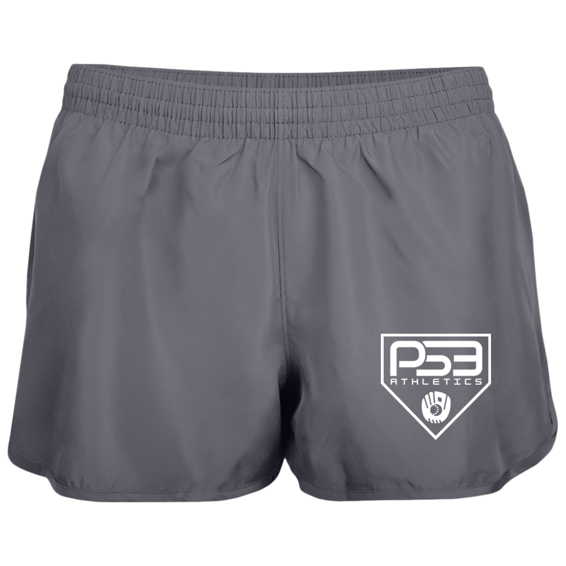 White Plate Logo Ladies' Wayfarer Running Shorts