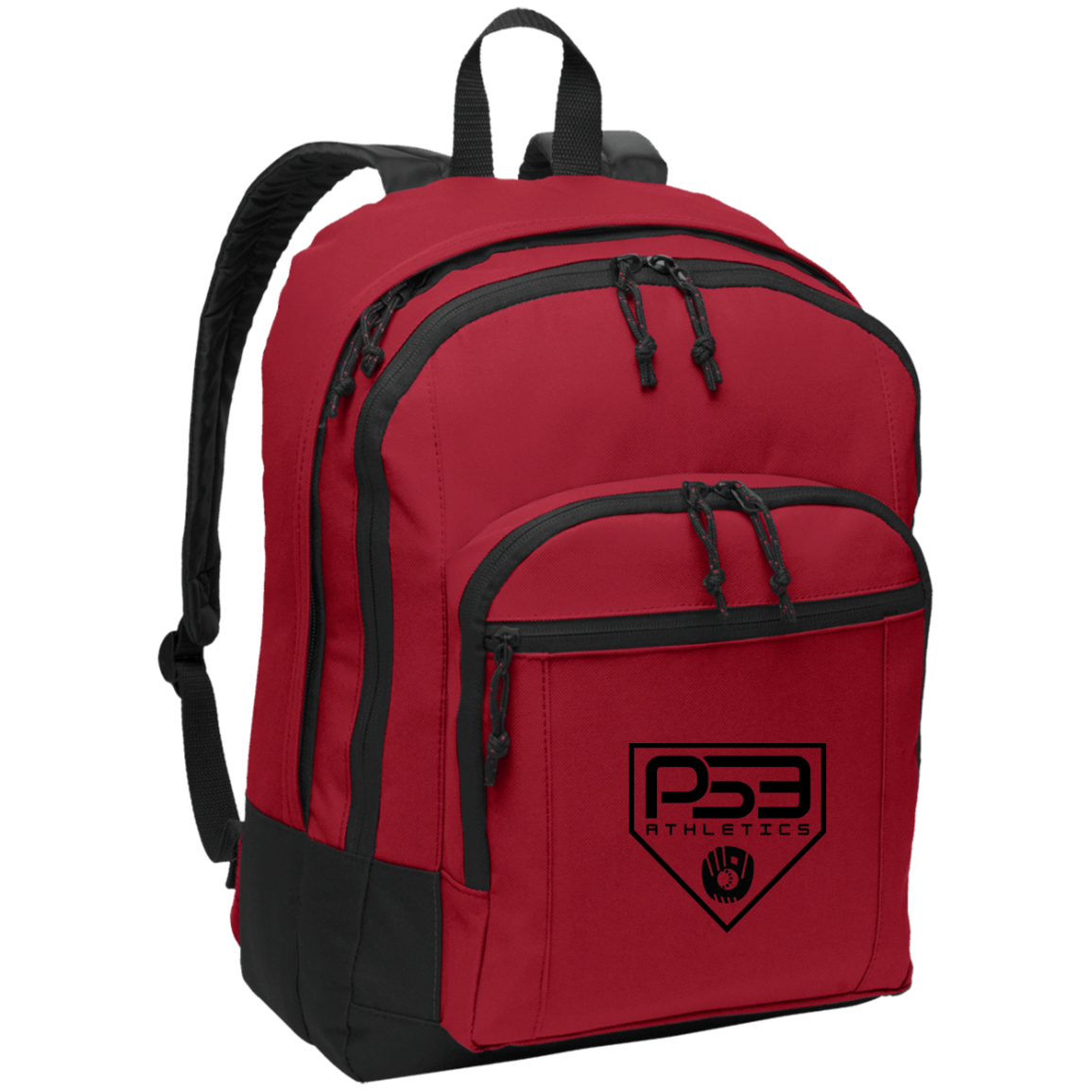 Black Plate Logo Basic Backpack