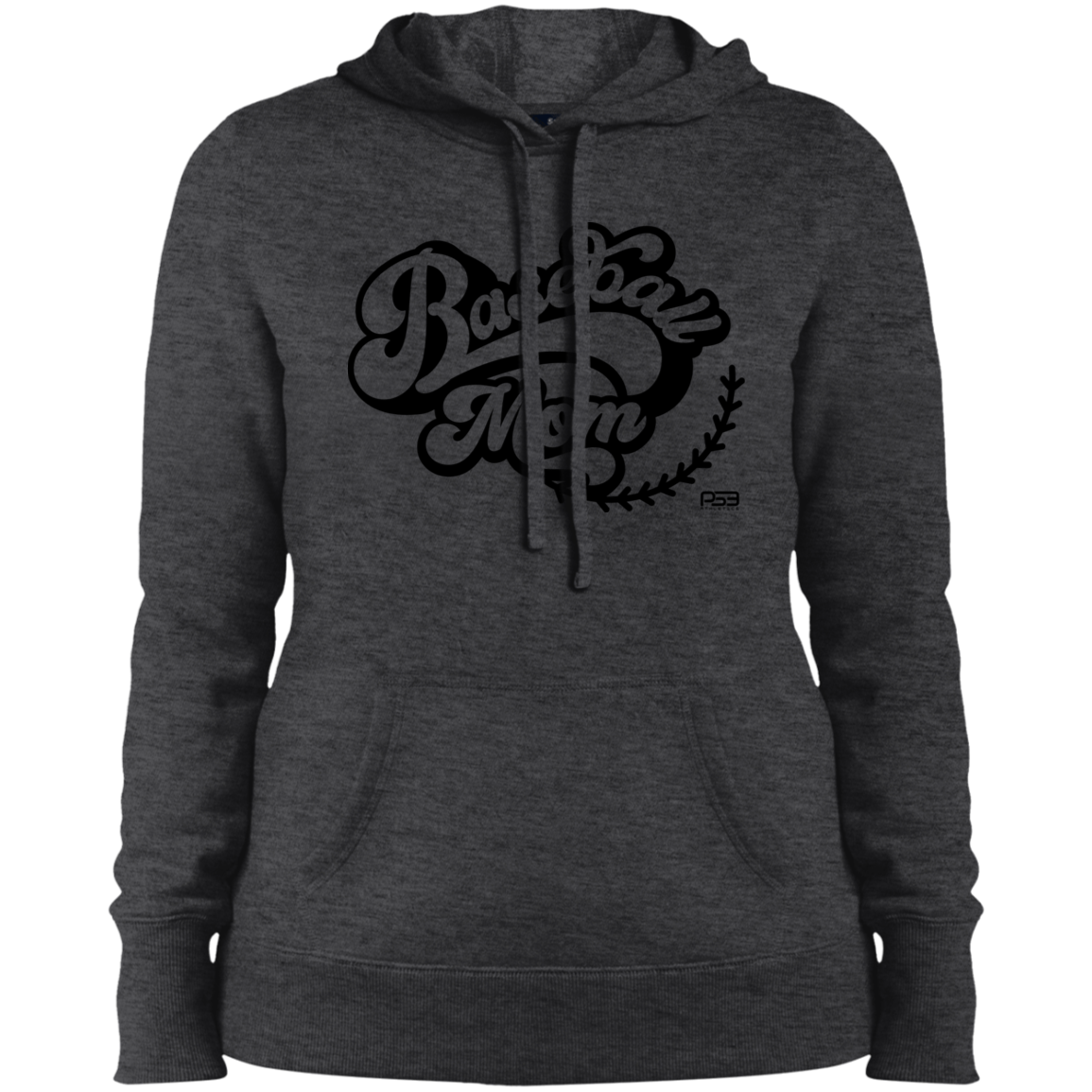 Baseball Mom Ladies' Pullover Hooded Sweatshirt