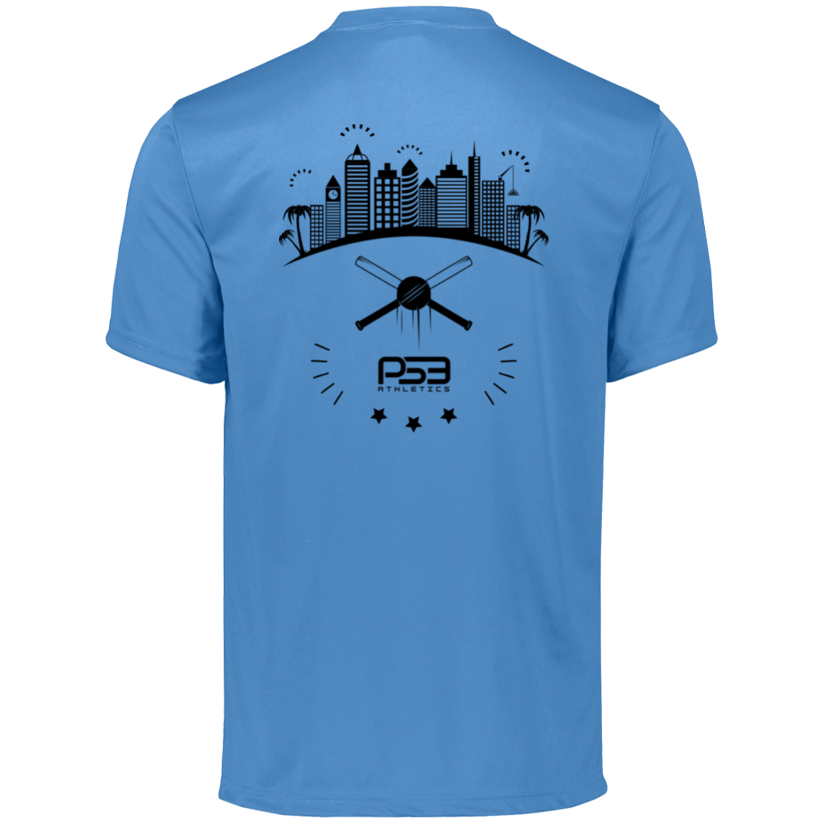 Baseball City Bright & Black Men's Moisture-Wicking Tee