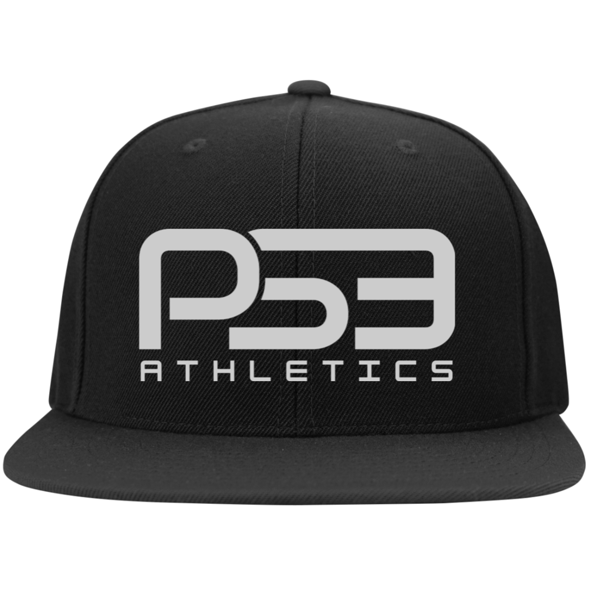 PS3 Classic Embroidered Flat Bill High-Profile Snapback Hat