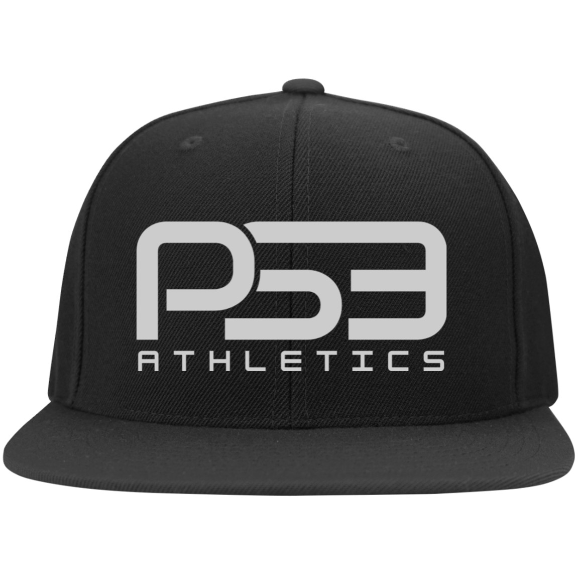 PS3 Classic Embroidered Flat Bill Twill Flexfit Cap