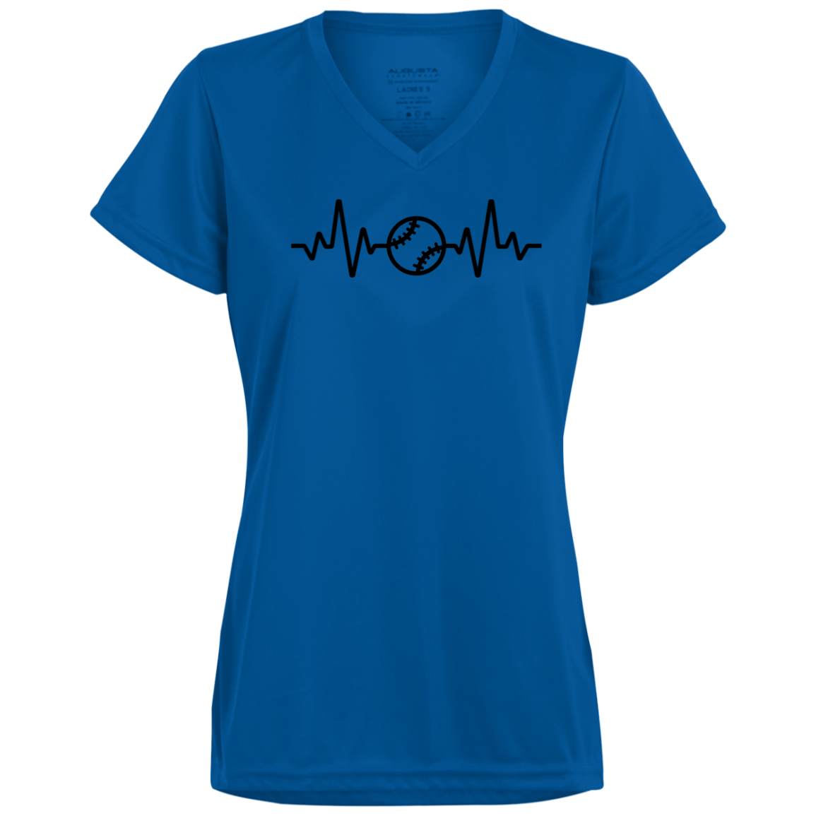 Baseball Life Ladies’ Moisture-Wicking V-Neck Tee