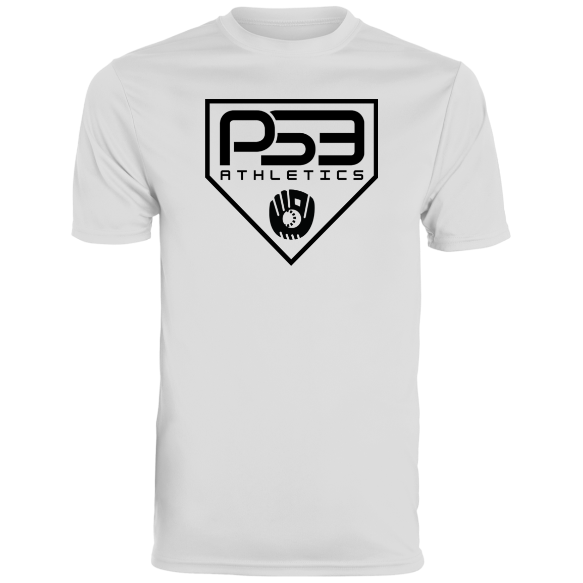 Black Plate Logo Youth Moisture-Wicking Tee