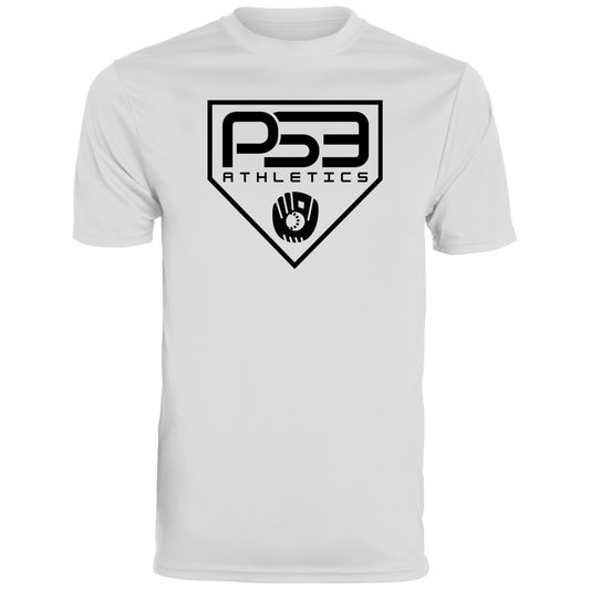 Black Plate Logo Youth Moisture-Wicking Tee
