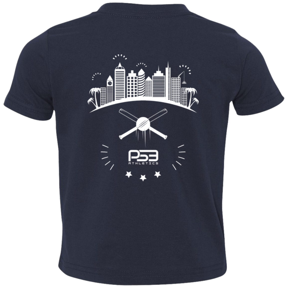 Baseball City Bright & White Toddler Jersey T-Shirt