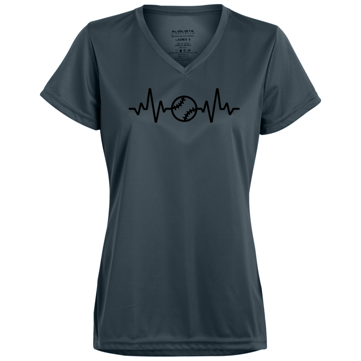 Baseball Life Ladies’ Moisture-Wicking V-Neck Tee