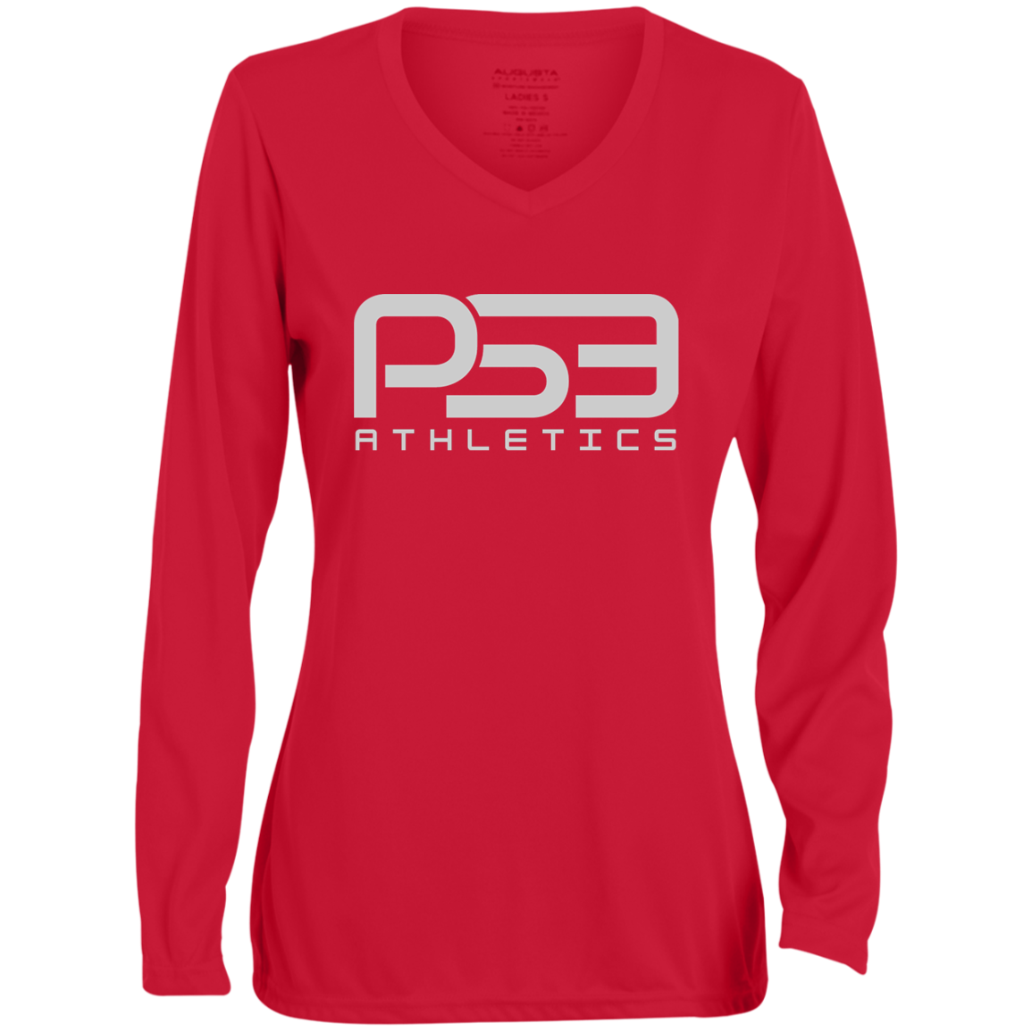PS3 Classic Ladies' Moisture-Wicking Long Sleeve V-Neck Tee