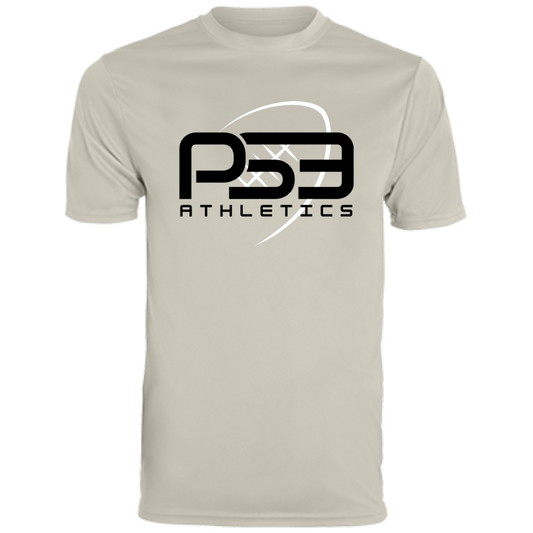 Black Football Logo Men's Moisture-Wicking Tee