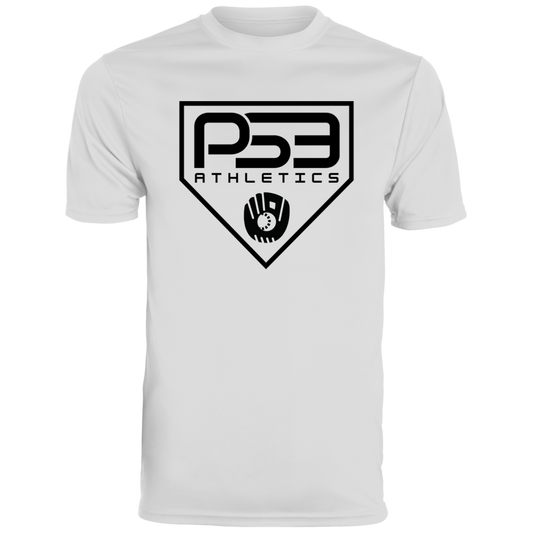 Black Plate Logo Men's Moisture-Wicking Tee